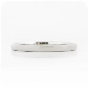 Ray, a Platinum Wedding Band - 2mm