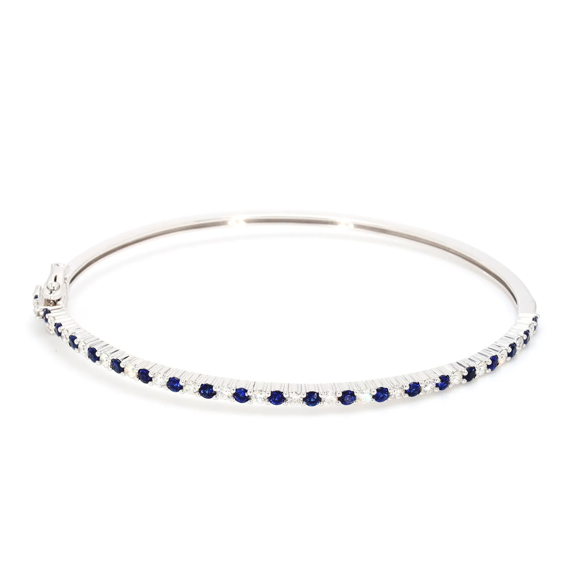 Sapphire and Diamond Bangle