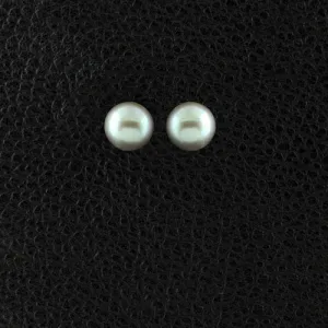 Silver Tahitian Pearl Earrings