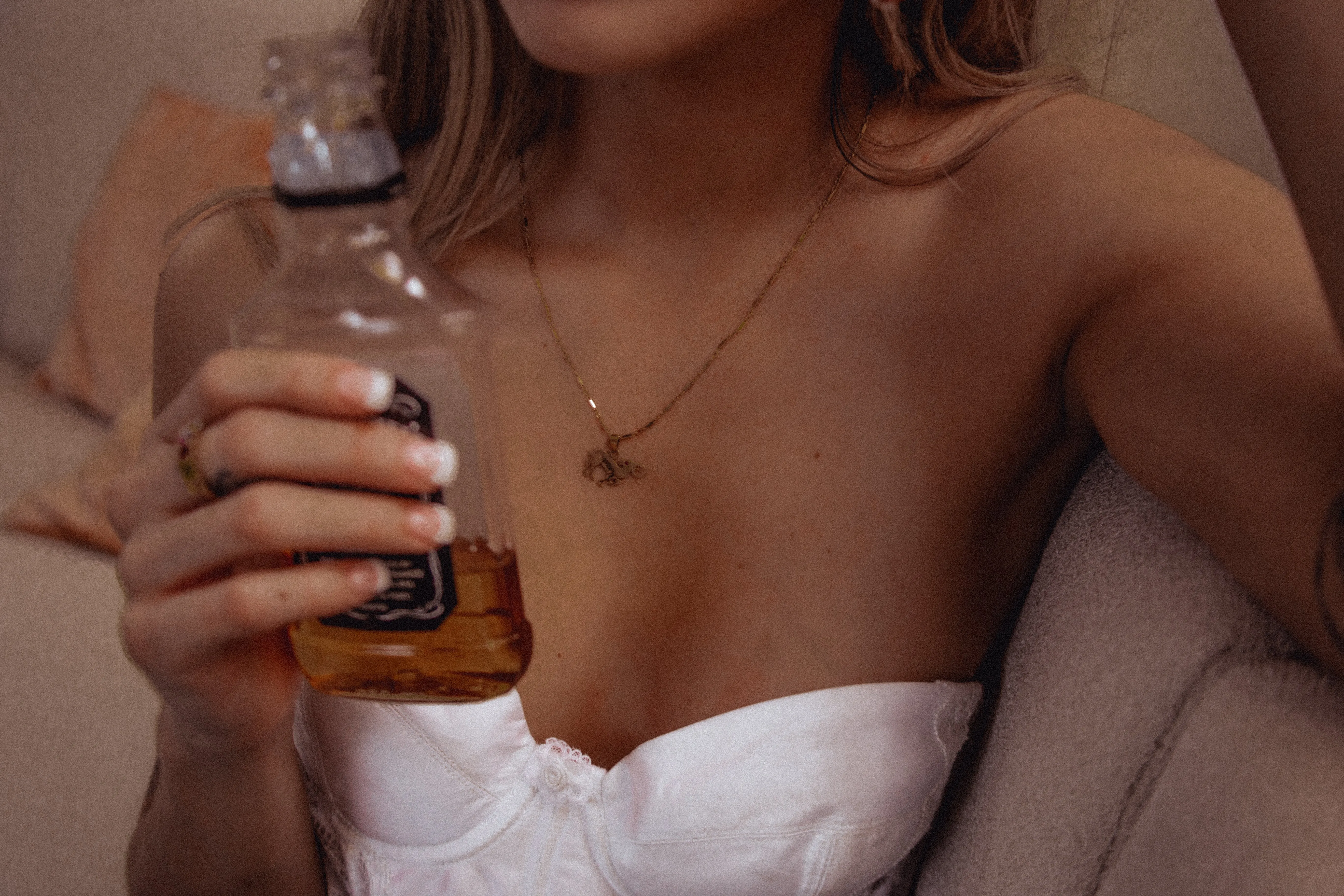 Solid Gold Aries Necklace
