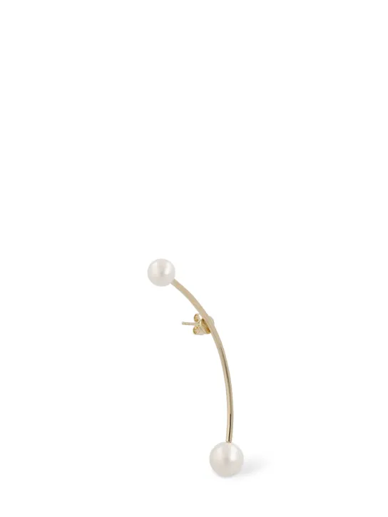 Sophie Bille Brahe   Stellari Grande pearl mono earring 