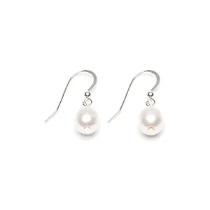 Sterling Silver French Hook Earrings With Freshwater Pearls