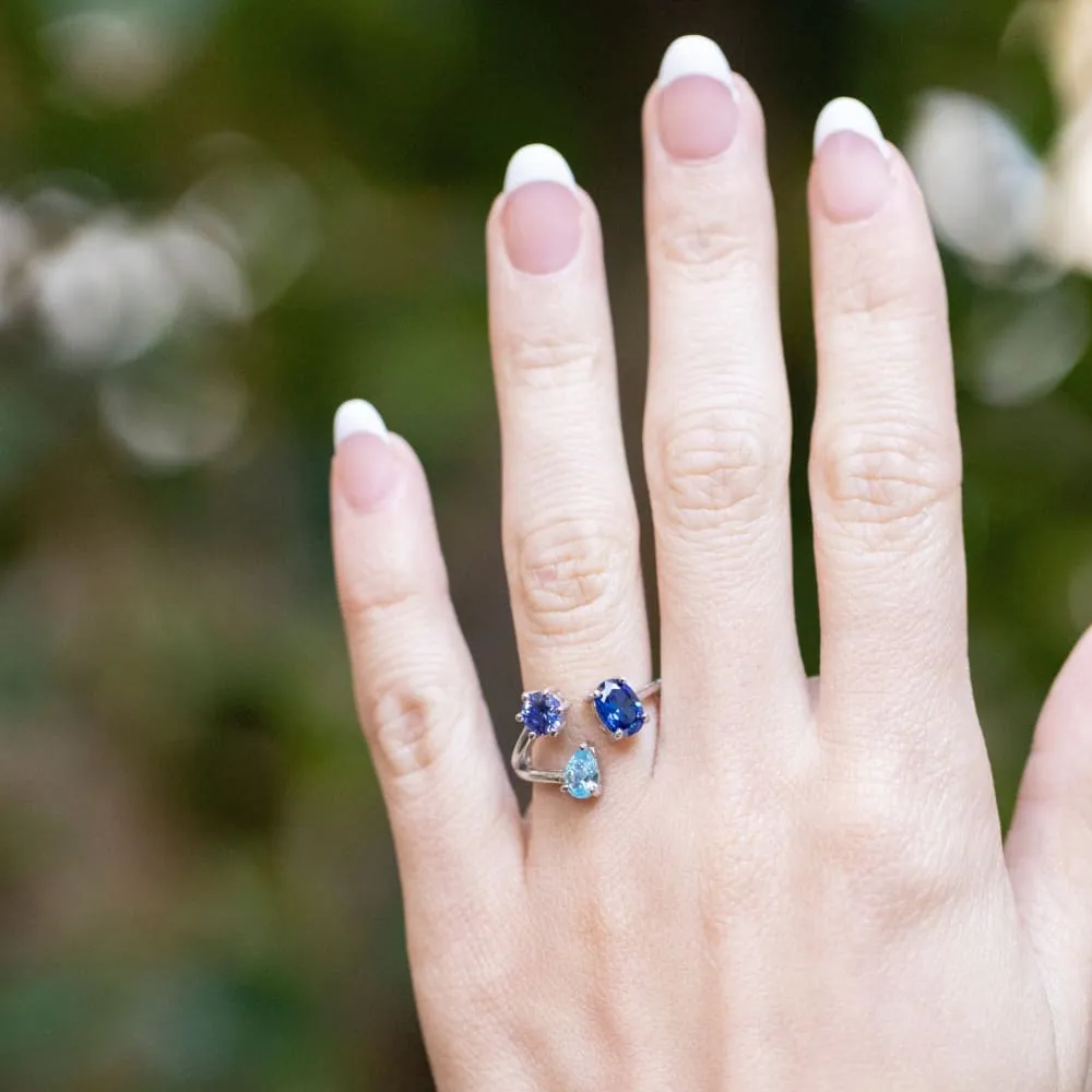 Three Stone Family Ring