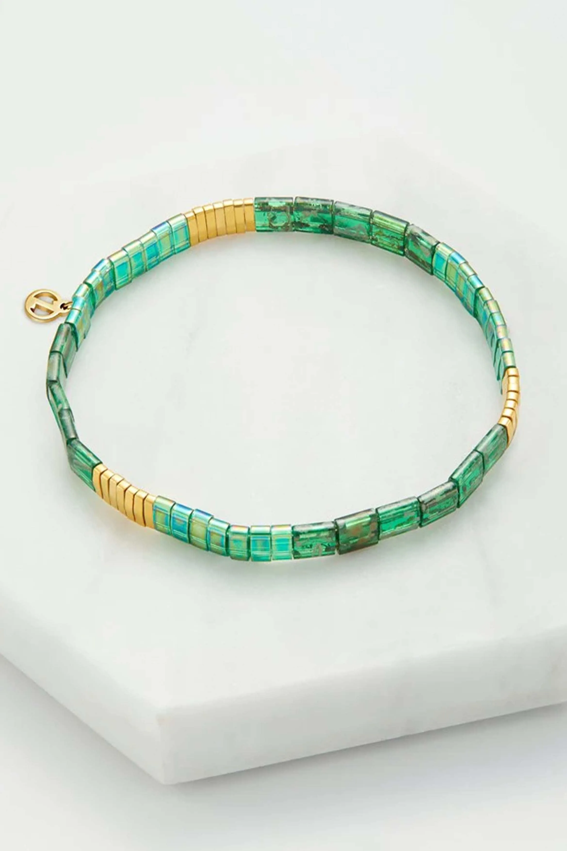 Tile Bracelet | Emerald