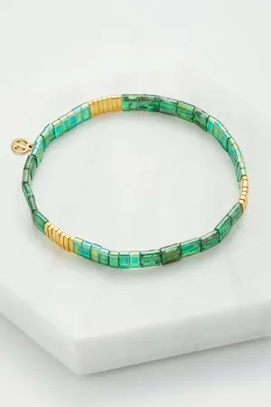 Tile Bracelet | Emerald
