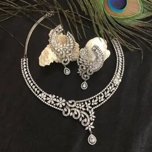 Victorian Zircon/AD Necklace Set