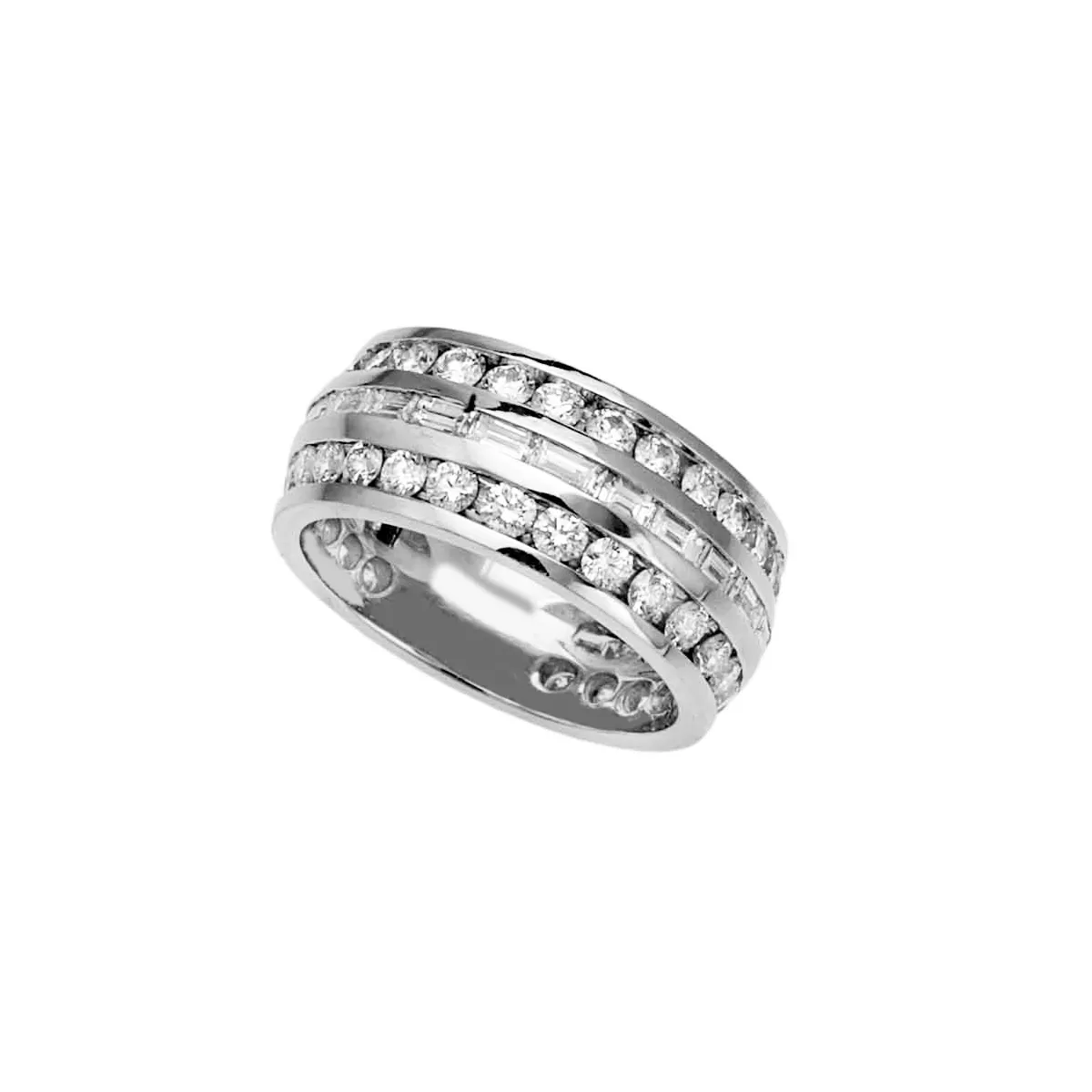 Wedding Band - Platinum  Diamond Wedding Band