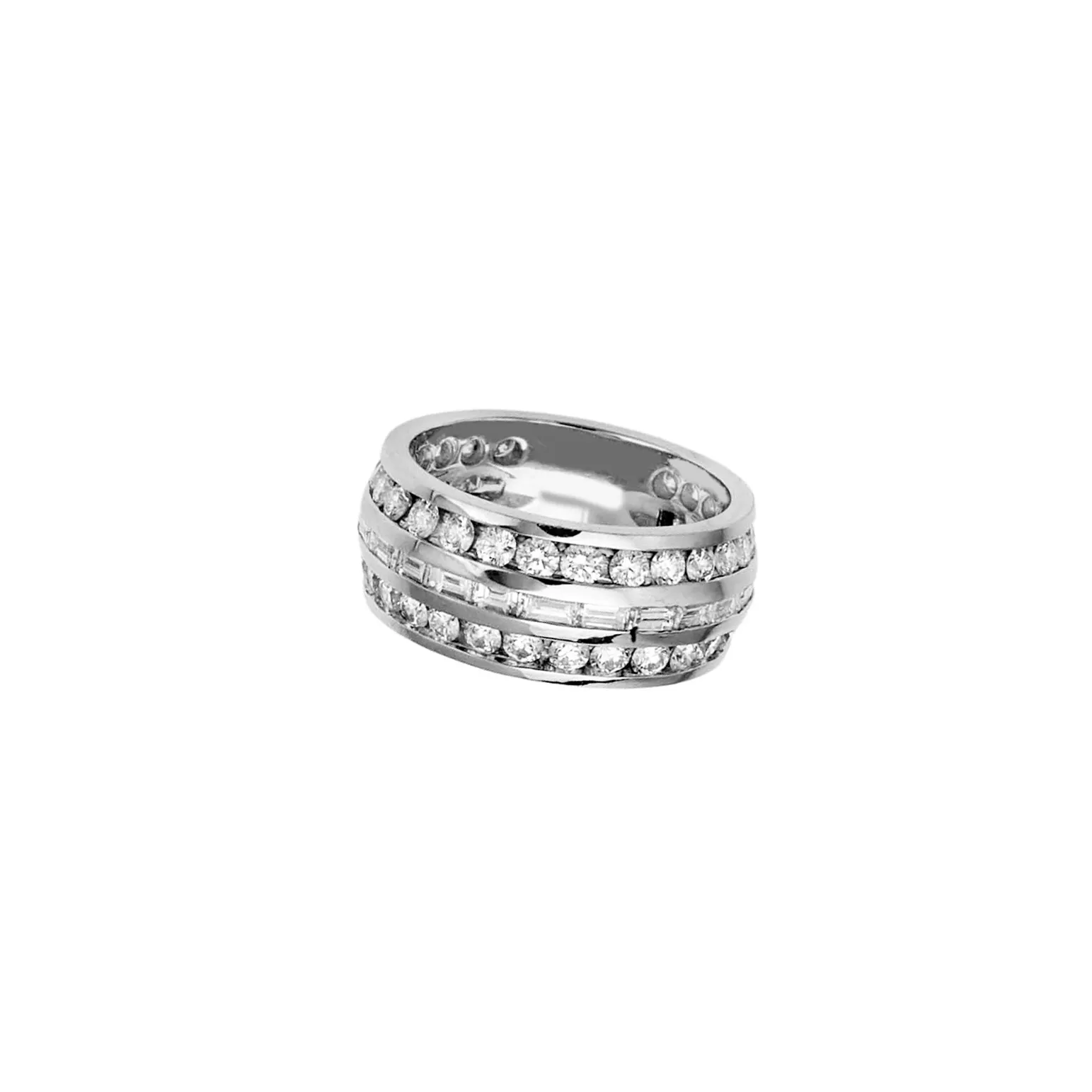 Wedding Band - Platinum  Diamond Wedding Band