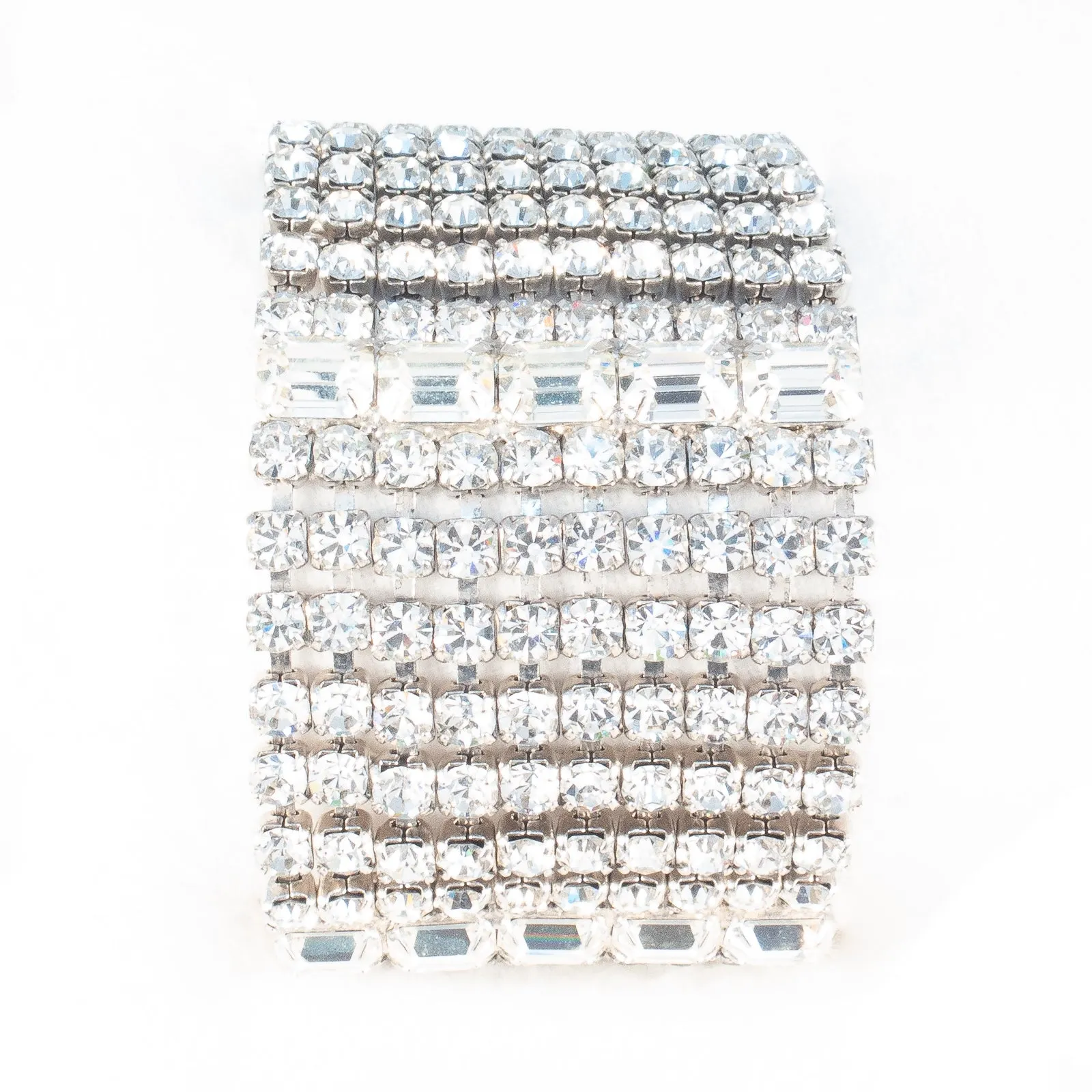 Wide Rhinestone Bracelet