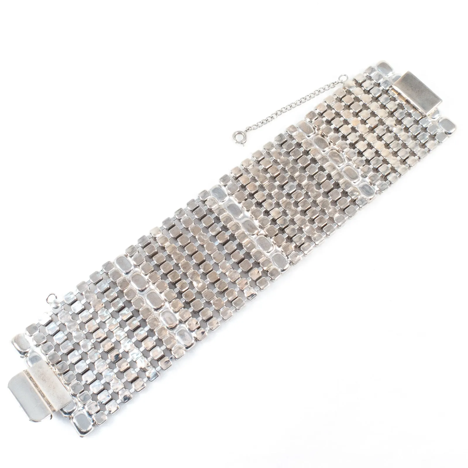 Wide Rhinestone Bracelet