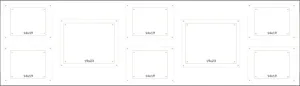 WS Gallery: "Hall Wall" Single Panel   Magnet Frames