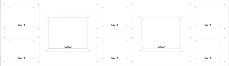 WS Gallery: "Hall Wall" Single Panel   Magnet Frames